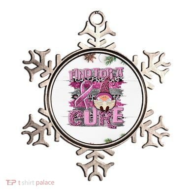 Breast Cancer Awareness Find For A Cure Ornament