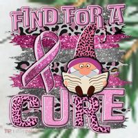 Breast Cancer Awareness Find For A Cure Ornament thumb 1