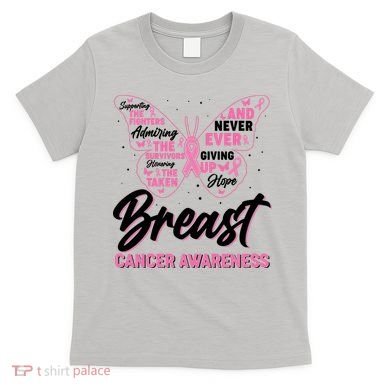 Breast Cancer Awareness Butterfly T-Shirt