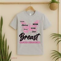 Breast Cancer Awareness Butterfly T-Shirt thumb 2