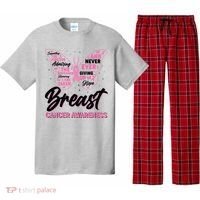 Breast Cancer Awareness Butterfly Pajama Set thumb 0