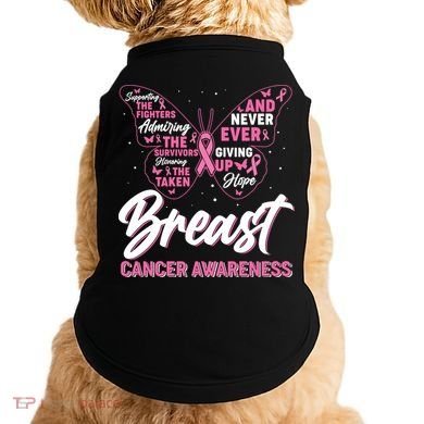 Breast Cancer Awareness Butterfly Doggie Tank