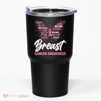 Breast Cancer Awareness Butterfly Tumbler thumb 0