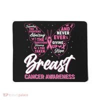 Breast Cancer Awareness Butterfly Mousepad thumb 0
