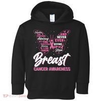 Breast Cancer Awareness Butterfly Toddler Hoodie thumb 0
