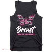 Breast Cancer Awareness Butterfly Tank Top thumb 0