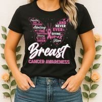 Breast Cancer Awareness Butterfly Women's T-Shirt thumb 2