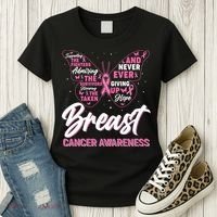 Breast Cancer Awareness Butterfly Women's T-Shirt thumb 3