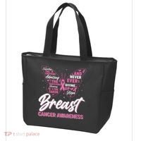 Breast Cancer Awareness Butterfly Tote Bag thumb 3