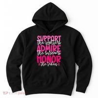 Breast Cancer Awareness Support Admire Honor Ribbon Hoodie thumb 0