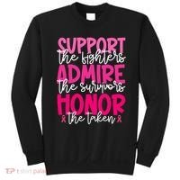 Breast Cancer Awareness Support Admire Honor Ribbon Sweatshirt thumb 0