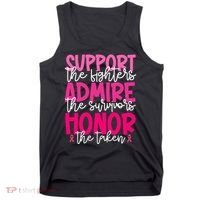 Breast Cancer Awareness Support Admire Honor Ribbon Tank Top thumb 0
