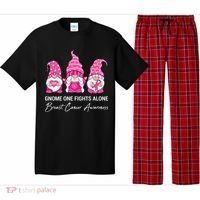 Breast Cancer Awareness Gnome No One Fights Alone Pajama Set thumb 0
