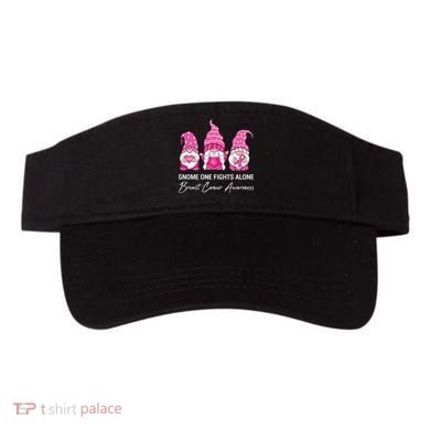 Breast Cancer Awareness Gnome No One Fights Alone Visor