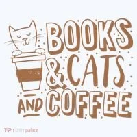 Books Cats And Coffee Lover Toddler T-Shirt thumb 4