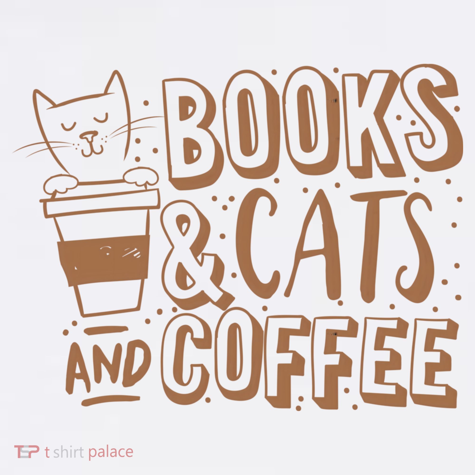 Books Cats And Coffee Lover Kids Hoodie
