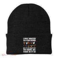 Best Chicken Art For Women Poultry Themed Chicken Farmer Beanie thumb 0