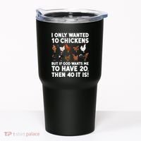 Best Chicken Art For Women Poultry Themed Chicken Farmer Tumbler thumb 0