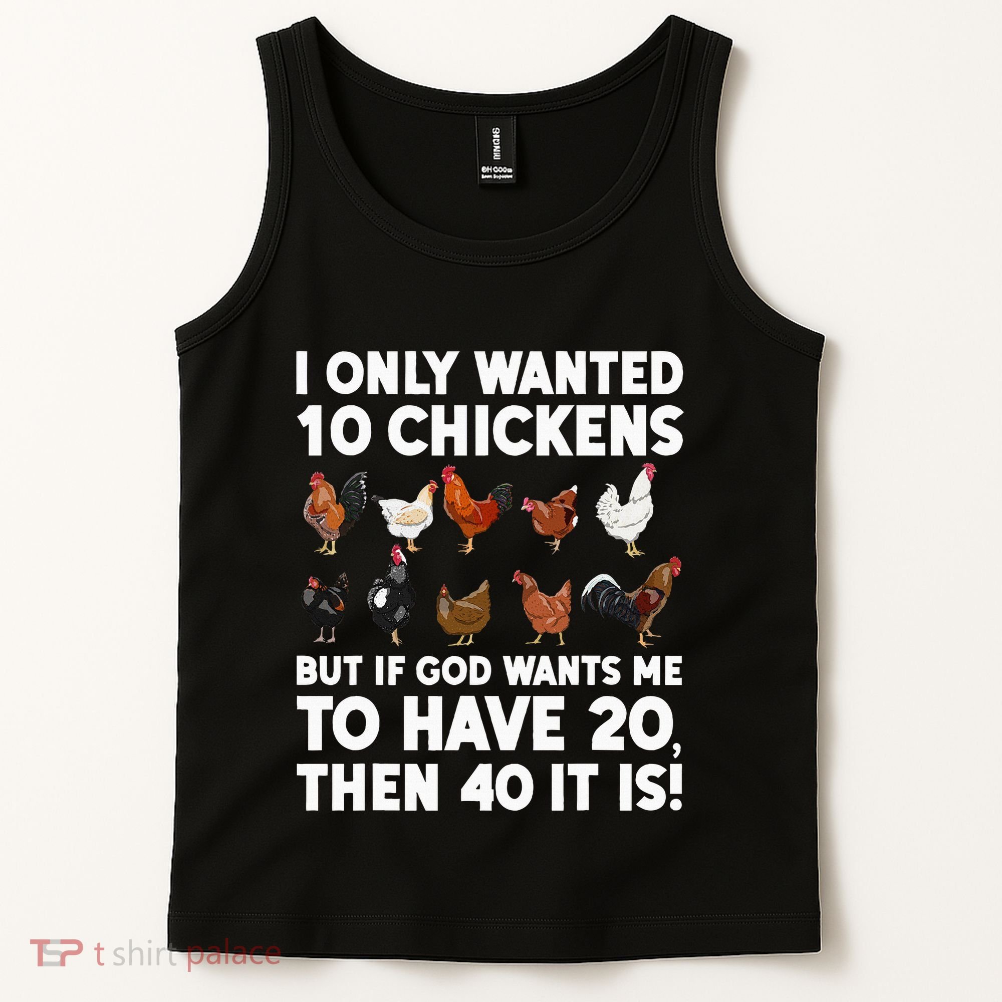 Best Chicken Art For Women Poultry Themed Chicken Farmer Tank Top