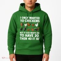 Best Chicken Art For Women Poultry Themed Chicken Farmer Hoodie thumb 2