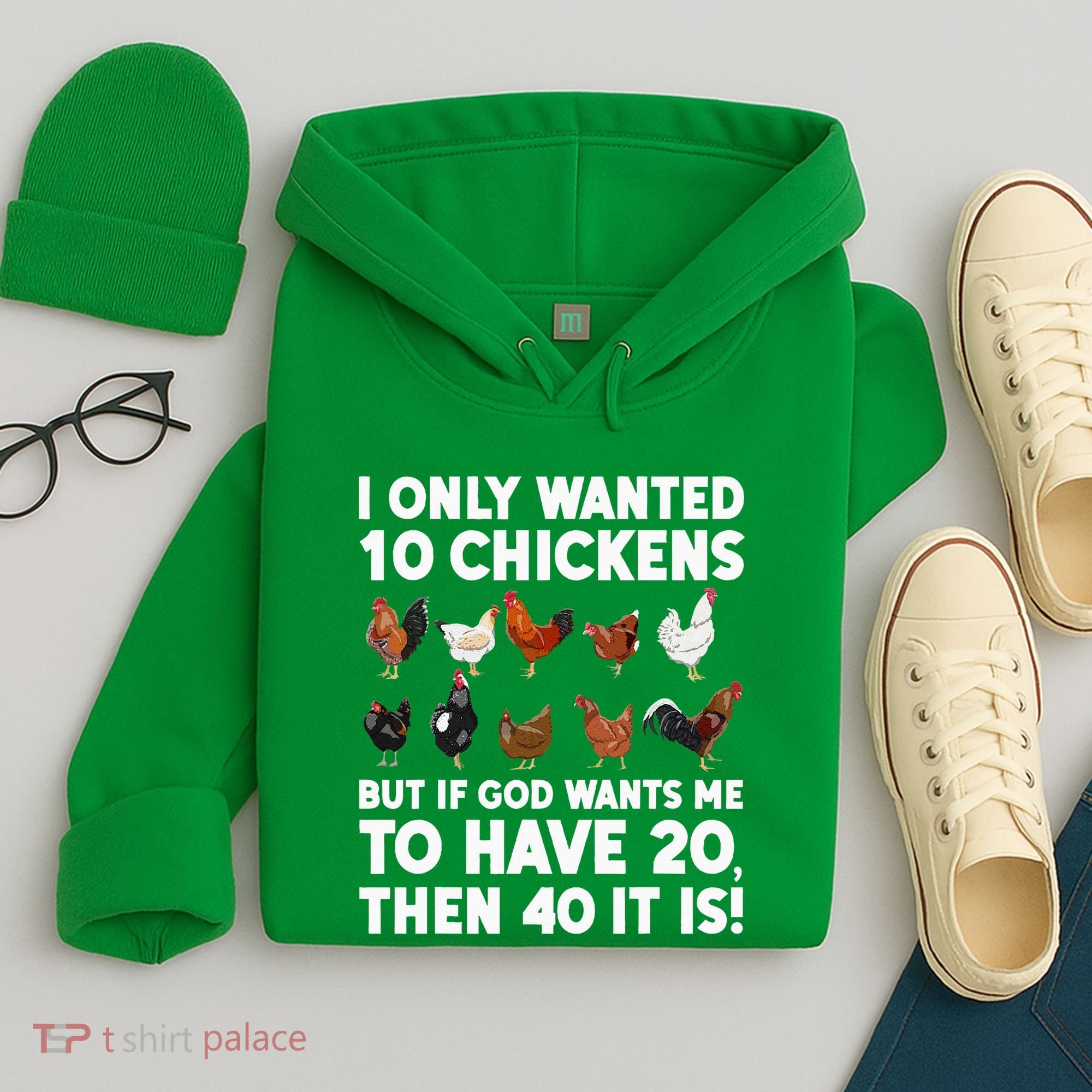Best Chicken Art For Women Poultry Themed Chicken Farmer Hoodie