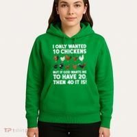Best Chicken Art For Women Poultry Themed Chicken Farmer Hoodie thumb 5