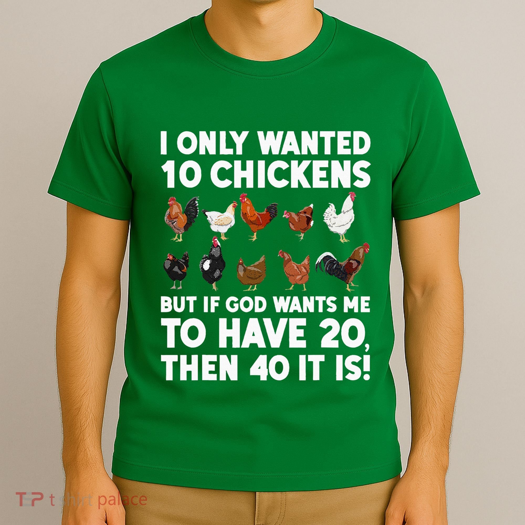 Best Chicken Art For Women Poultry Themed Chicken Farmer T-Shirt