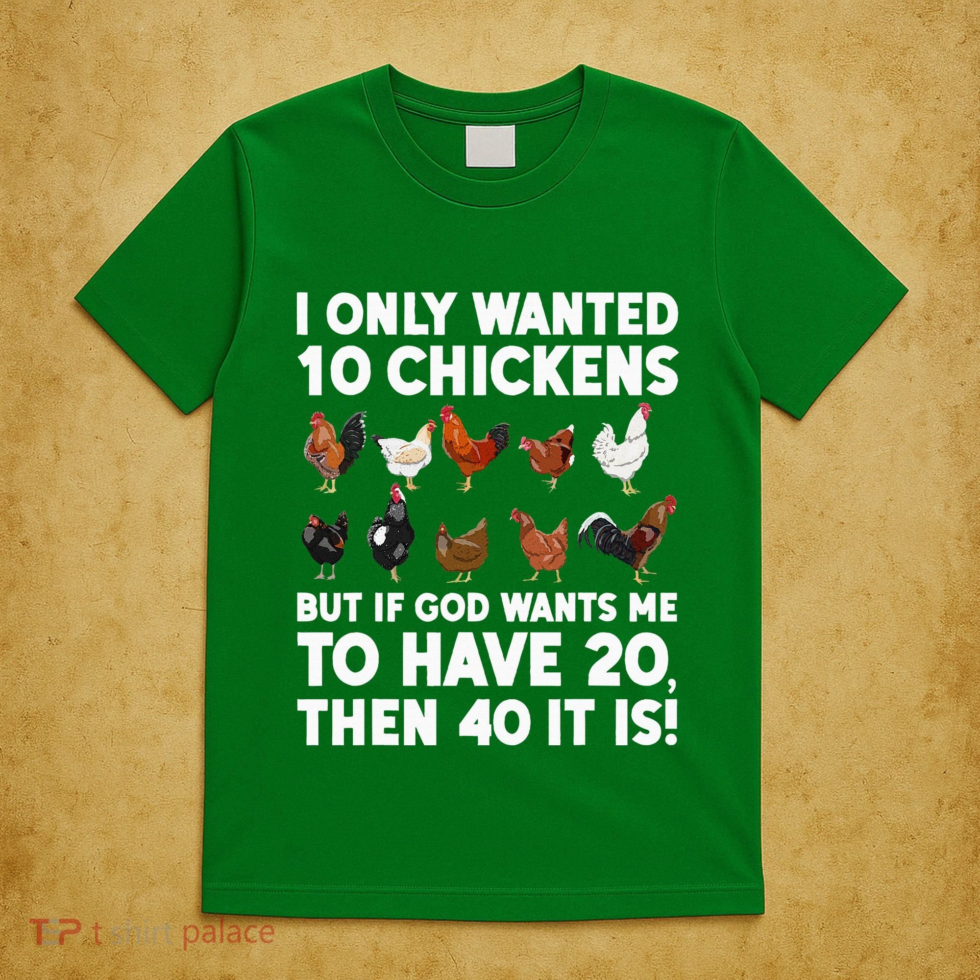 Best Chicken Art For Women Poultry Themed Chicken Farmer T-Shirt