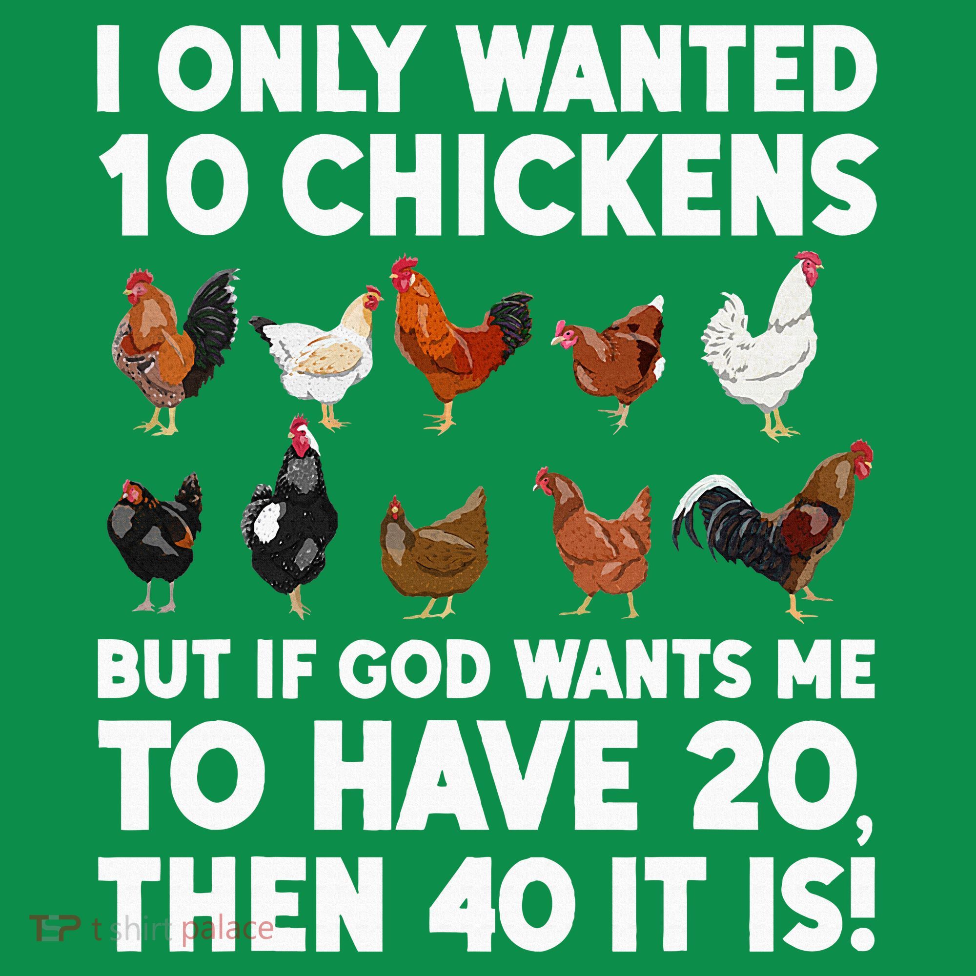 Best Chicken Art For Women Poultry Themed Chicken Farmer T-Shirt