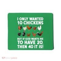 Best Chicken Art For Women Poultry Themed Chicken Farmer Mousepad thumb 0
