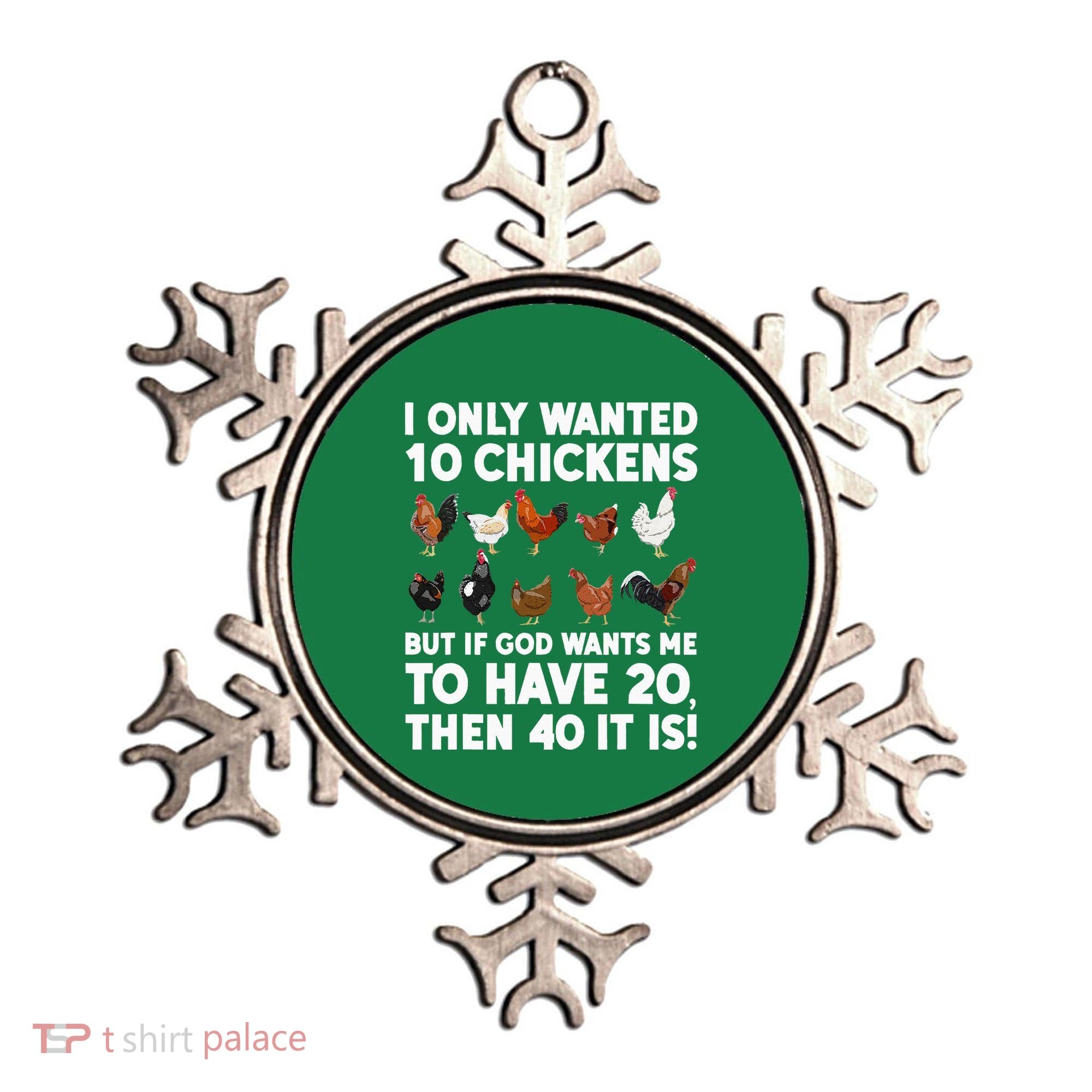 Best Chicken Art For Women Poultry Themed Chicken Farmer Ornament