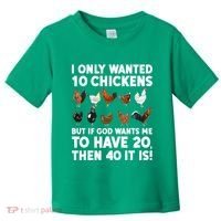Best Chicken Art For Women Poultry Themed Chicken Farmer Toddler T-Shirt thumb 0