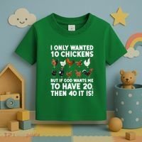Best Chicken Art For Women Poultry Themed Chicken Farmer Toddler T-Shirt thumb 3