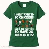 Best Chicken Art For Women Poultry Themed Chicken Farmer Women's T-Shirt thumb 0