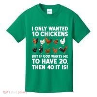 Best Chicken Art For Women Poultry Themed Chicken Farmer Kids T-Shirt thumb 0