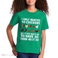 Best Chicken Art For Women Poultry Themed Chicken Farmer Kids T-Shirt thumb 2