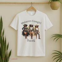 Black Cowgirls African American Texas Gift Women T-Shirt thumb 2