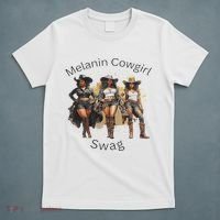 Black Cowgirls African American Texas Gift Women T-Shirt thumb 5