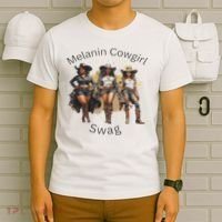 Black Cowgirls African American Texas Gift Women T-Shirt thumb 6