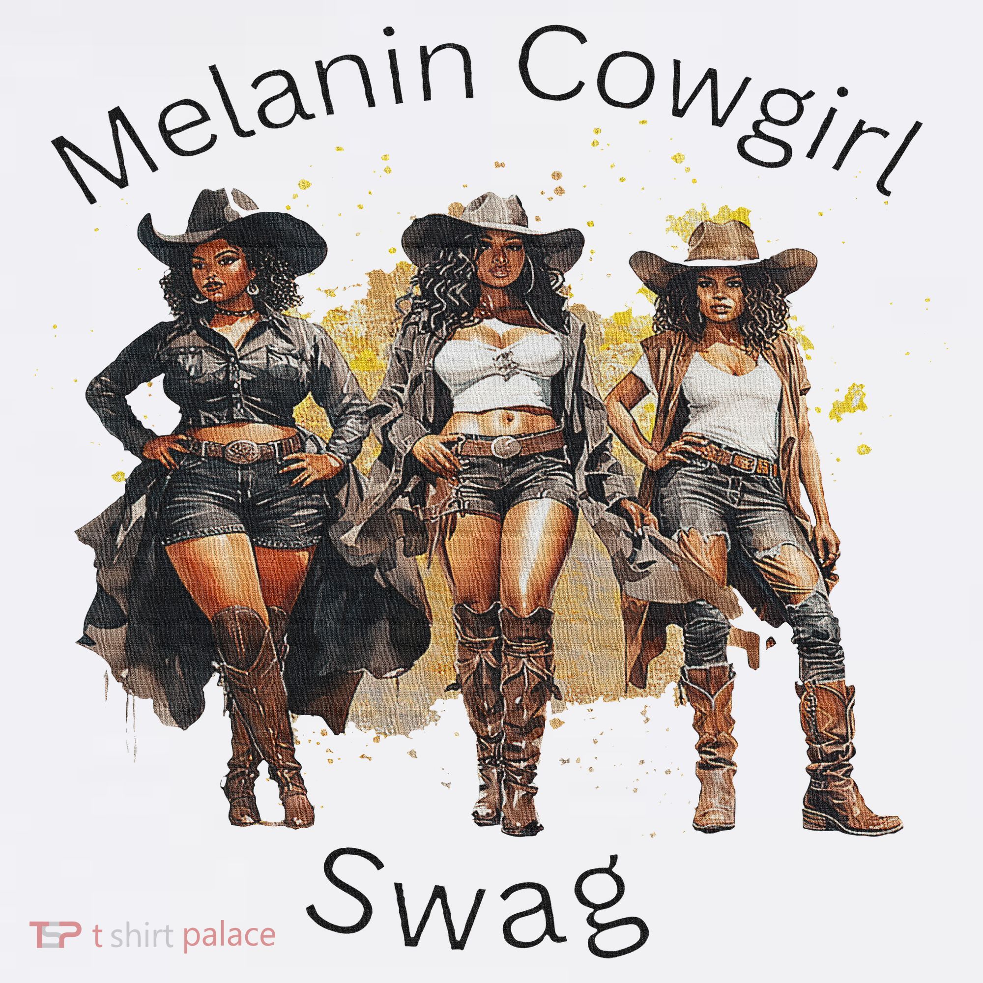 Black Cowgirls African American Texas Gift Women T-Shirt