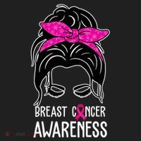 Breast Cancer Awareness Hair Bun Pink Ribbon Hat thumb 2