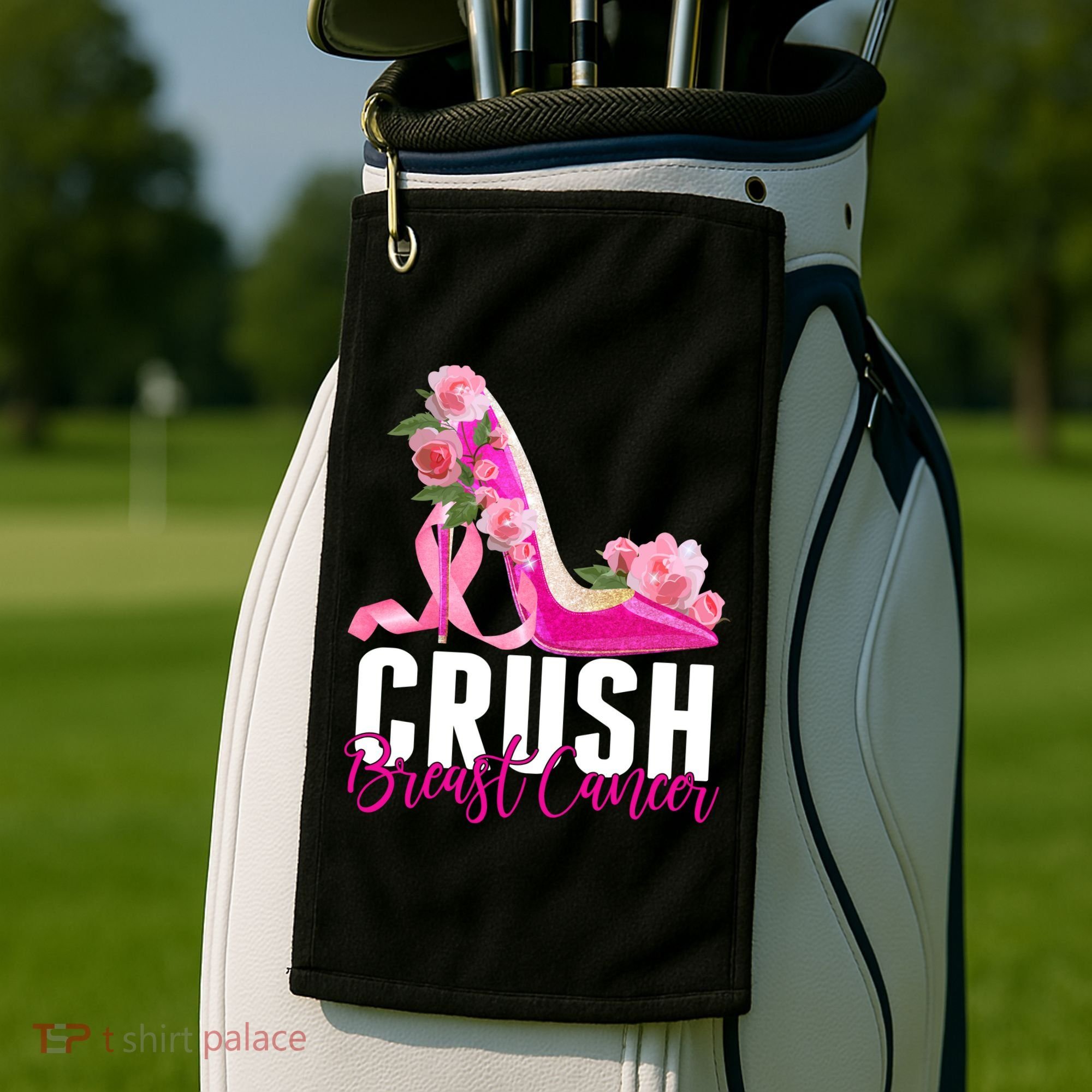 Breast Cancer Awareness Crush Breast Cancer Golf Towel