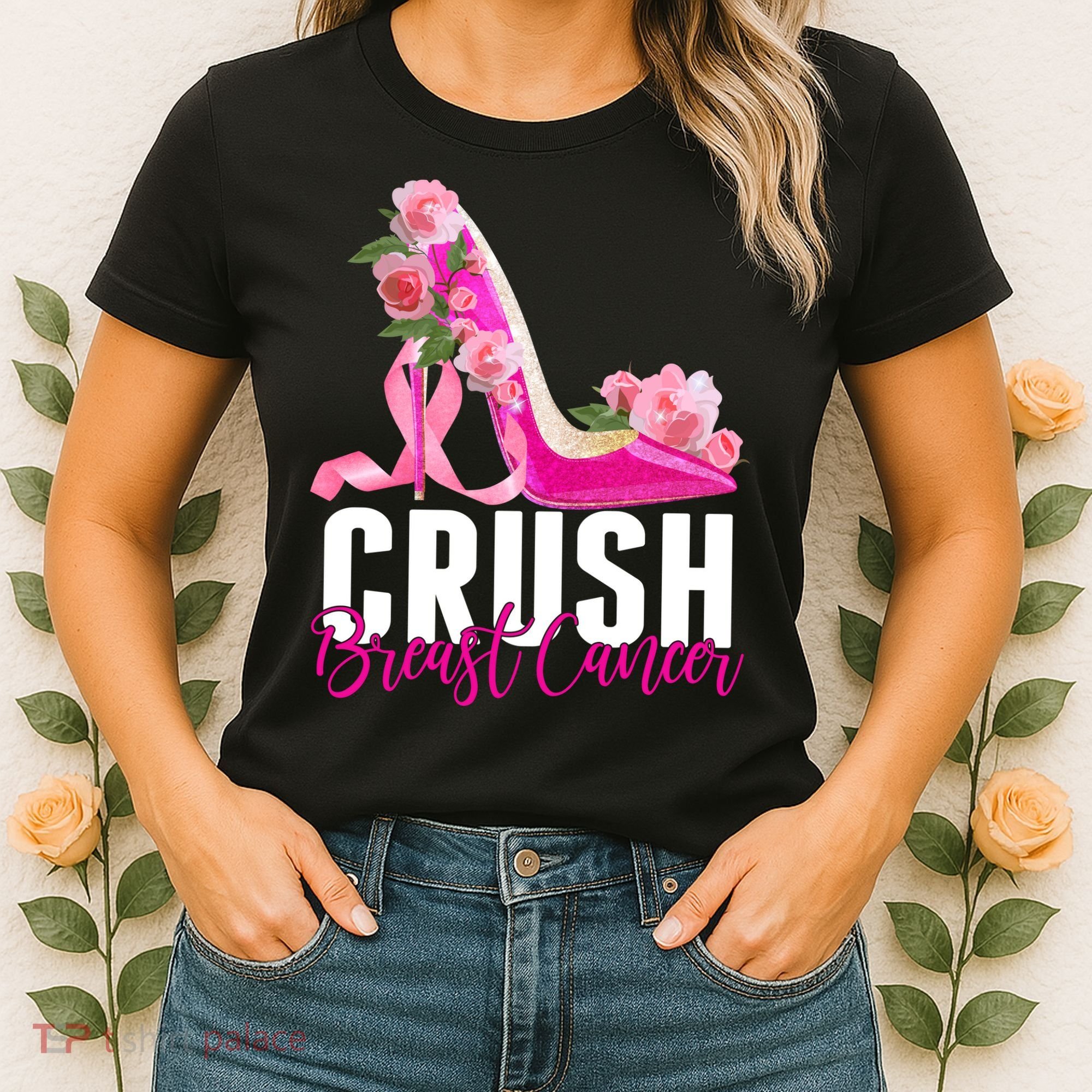 Breast Cancer Awareness Crush Breast Cancer Women's T-Shirt