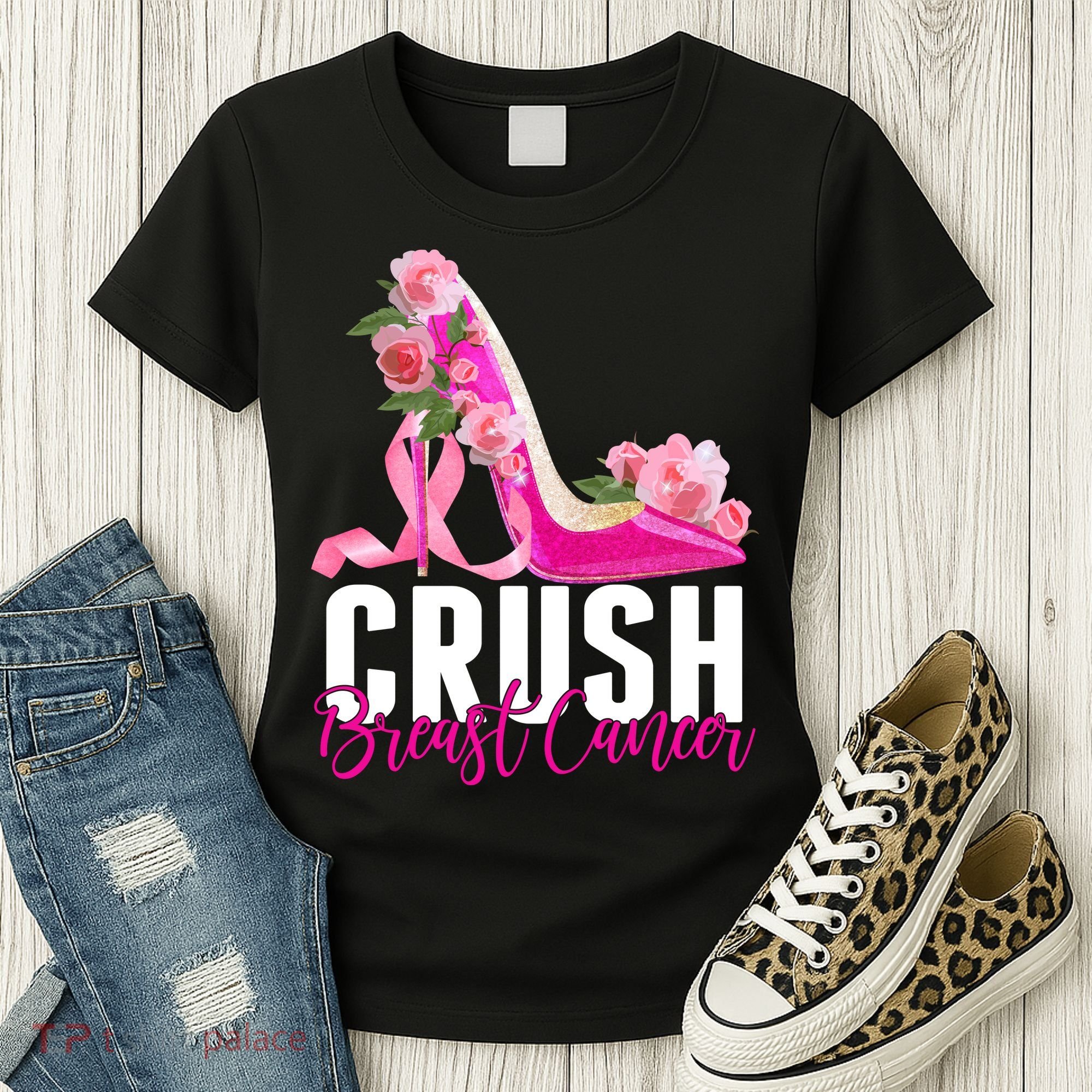 Breast Cancer Awareness Crush Breast Cancer Women's T-Shirt