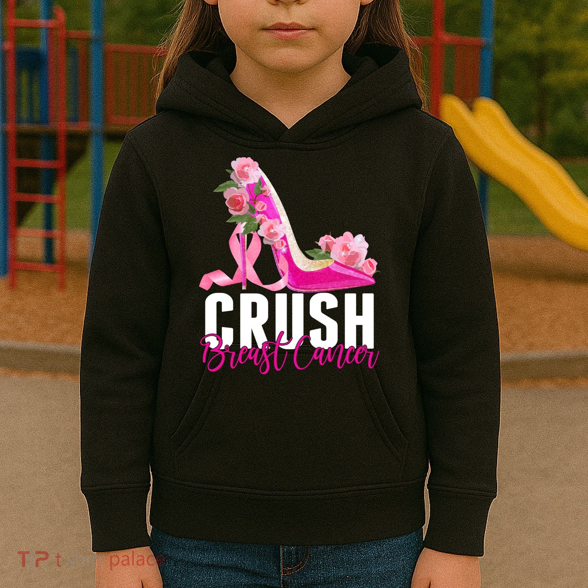 Breast Cancer Awareness Crush Breast Cancer Kids Hoodie