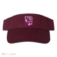 Breast Cancer Awareness In October We Wear Pink Flower High Heels Visor thumb 0