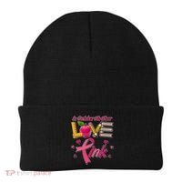 Breast Cancer Awareness In October We Wear Pink Teacher Love Beanie thumb 0