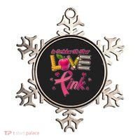 Breast Cancer Awareness In October We Wear Pink Teacher Love Ornament thumb 0