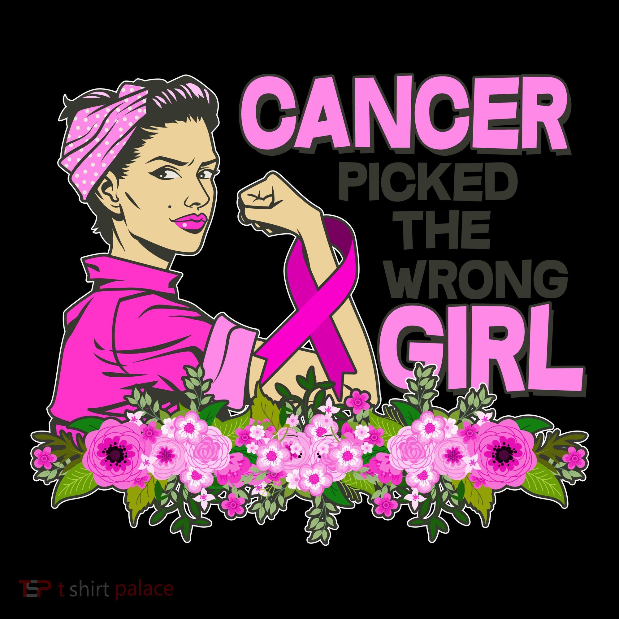 Breast Cancer Awareness Cancer Picked The Wrong Girl Warrior Coffee Mug