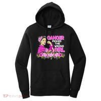 Breast Cancer Awareness Cancer Picked The Wrong Girl Warrior Women's Hoodie thumb 0